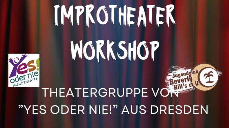 Ferienwoche 5: Impro-Theater Workshop mit “YesoderNie!” in den Sommerferien